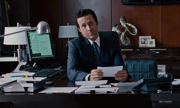 Ryan Gosling plays the role of a sly investment banker in The Big Short.