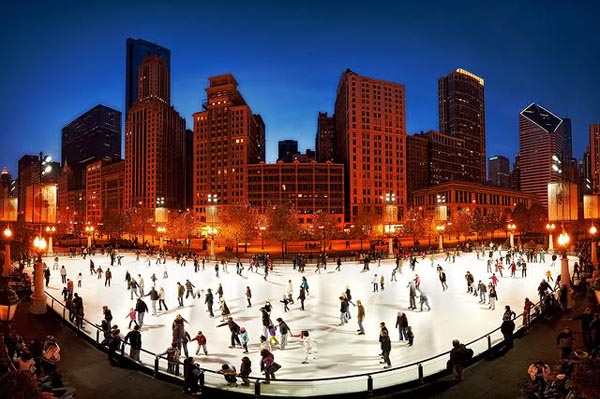 The perfect way to have fun out in the winter cold this 14th, ice skating. 
