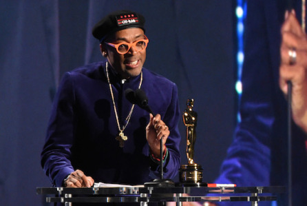 Mandatory Credit: Photo by Buckner/Variety/REX/Shutterstock (5367977cx)
Spike Lee receives Honorary Award from The Board of Governors of the Academy of Motion Picture Arts and Sciences
7th Annual AMPAS Governors Awards, Show, Los Angeles, America - 14 Nov 2015