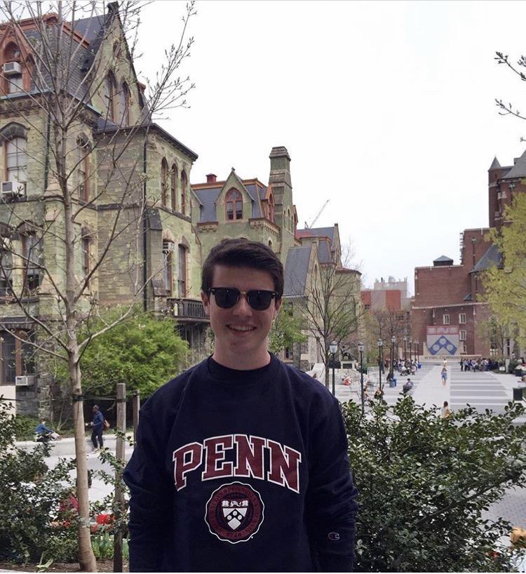 Zak B (12) at University of Pennsylvania campus. 