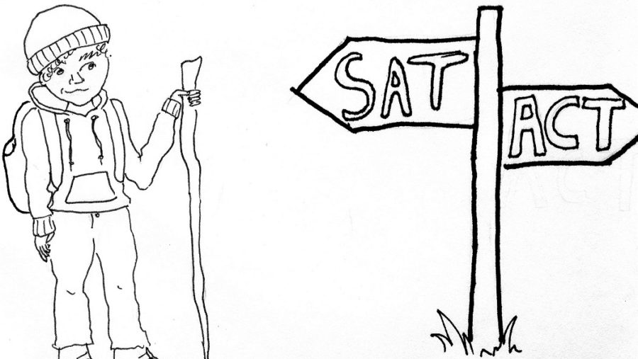 Abby Evans SAT vs ACT drawing