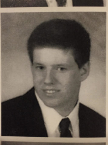 This is a photo of Ross Caton in high school.