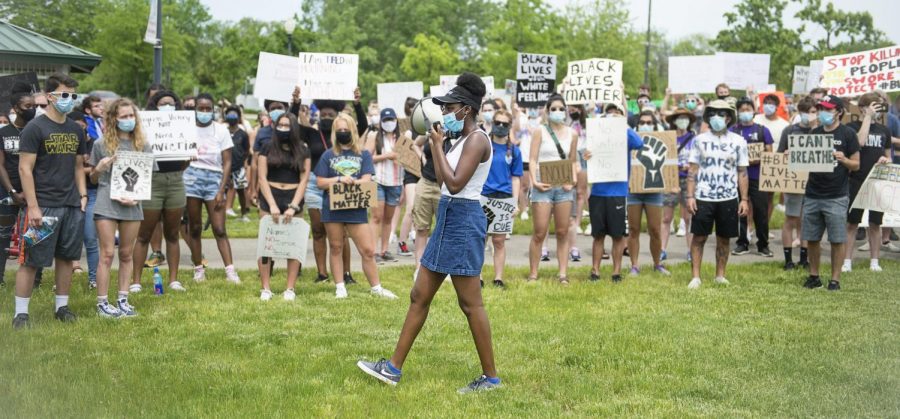 Students+at+BLM+protest+in+park.