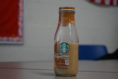 Joanne Do drinks a Starbucks frappuccino coffee drink