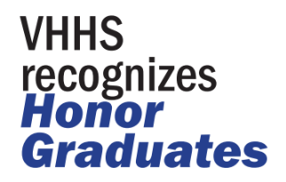 VHHS recognizes Honor Graduates