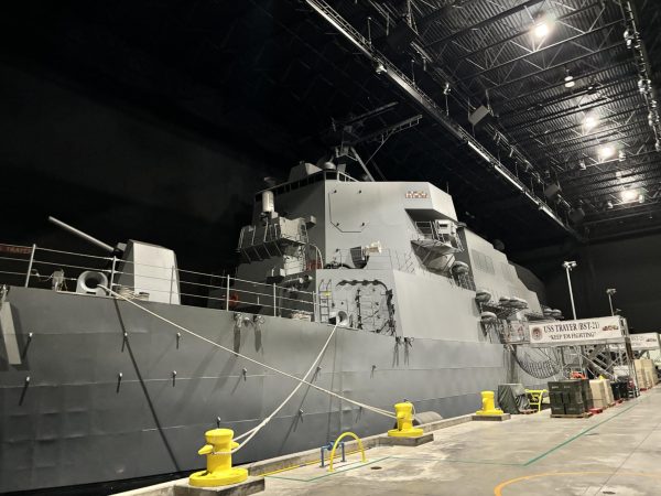 VHHS and LHS’ journalism classes saw the Battle Stations 21 training vessel during their field trip to the Great Lakes naval base